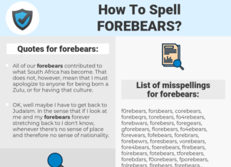 Forebearer Definitions